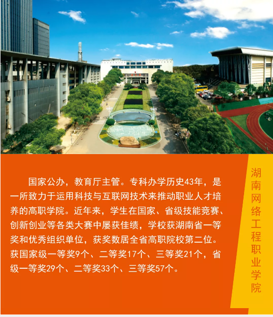 湖南网络工程职业学院2022年单招招生简章