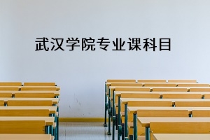 2021年武汉学院普通专升本：专业课考试参考教材