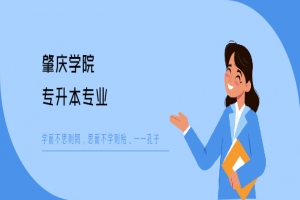 肇庆学院专升本专业