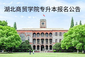 湖南商贸学院2020年普通专升本报名公告(图1)